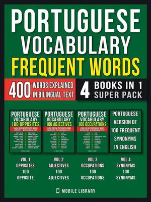 cover image of Portuguese Vocabulary--Frequent Words (4 Books in 1 Super Pack)